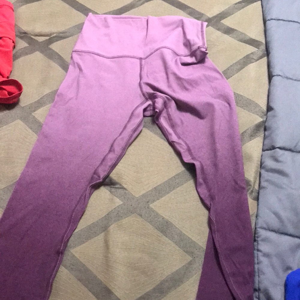 Lululemon nwot ombré leggings never worn